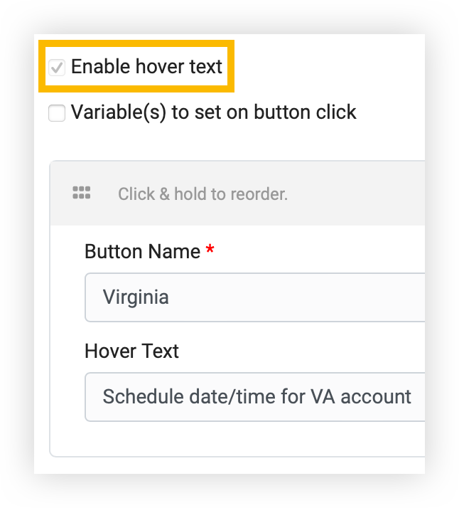 Add Hover Text To Buttons Zingtree Help Center