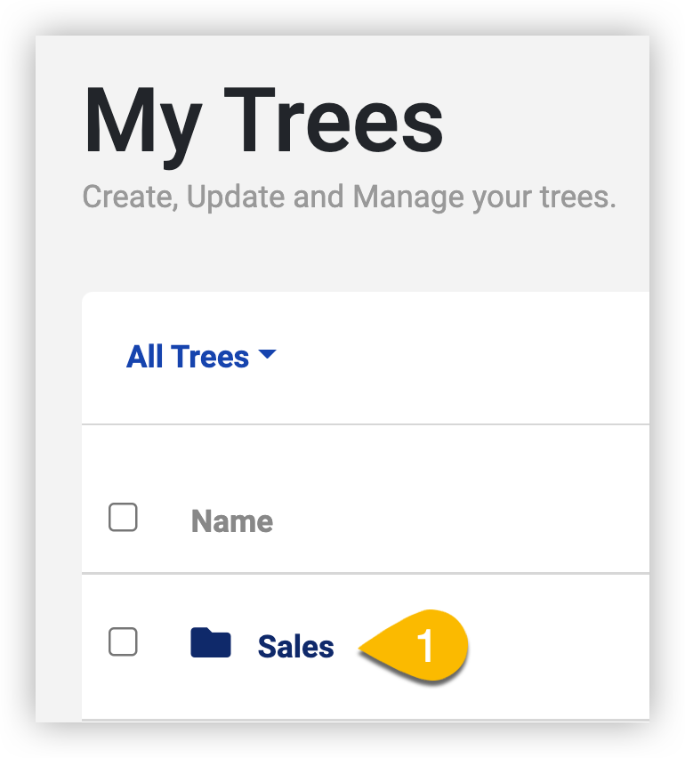 Manage trees with folders zingtree help center